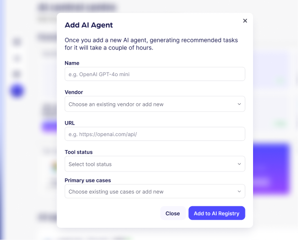 Add AI Agent - Desktop
